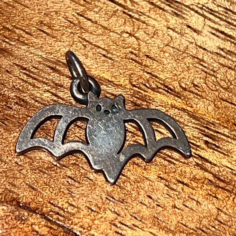 James Avery Bat Charm Retired Sterling Silver